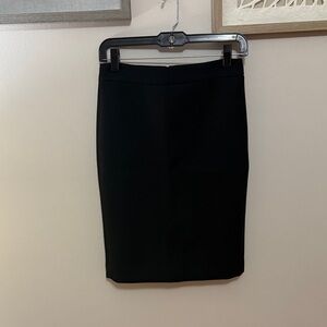 J.Crew Elegant Black Pencil Skirt